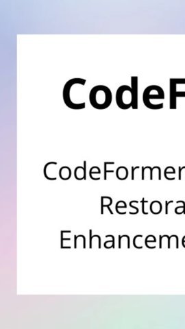 CodeFormer截图3